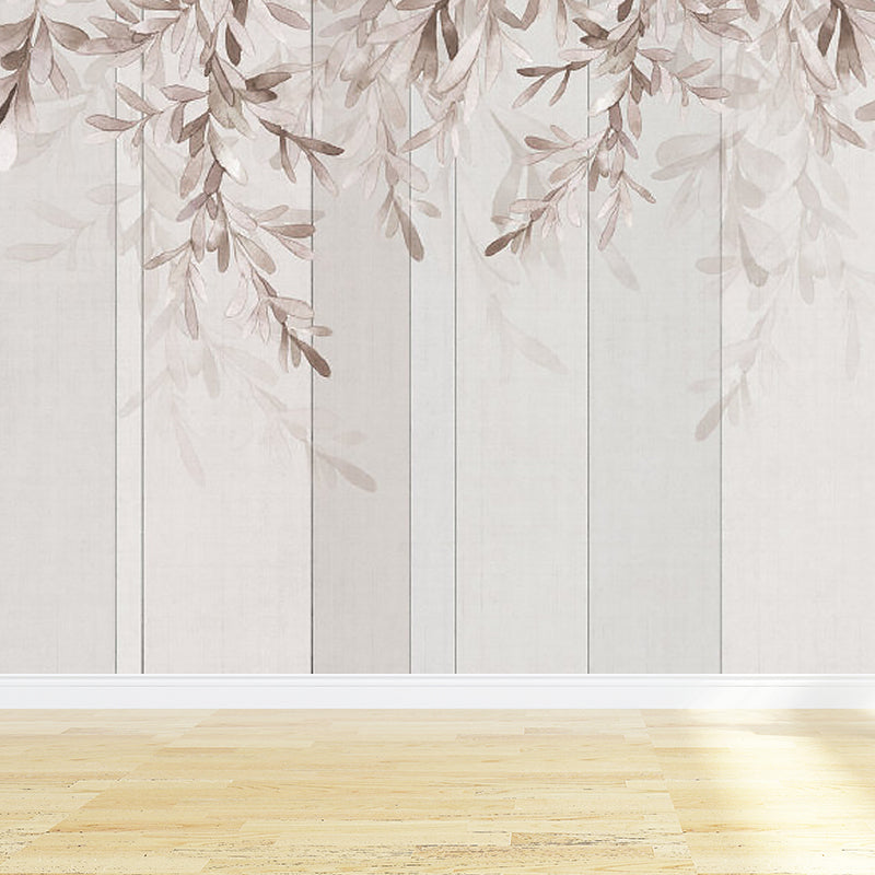 Vivolux | Verschiedene Blätter Wandmural für Esszimmer Illustration Wanddekoration, maßgeschneidert gedruckt