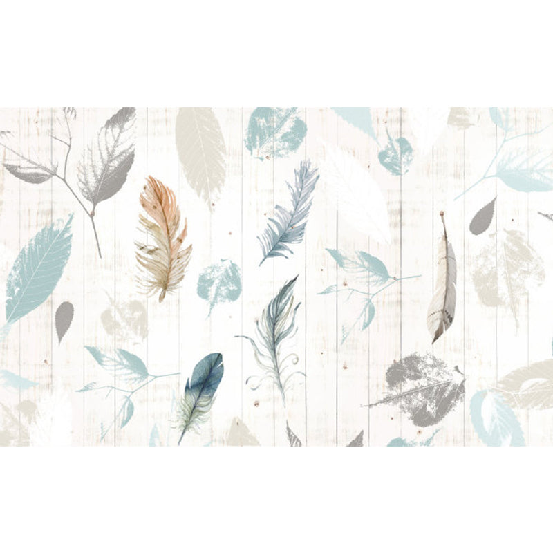 Vivolux | Verschiedene Blätter Wandmural für Esszimmer Illustration Wanddekoration, maßgeschneidert gedruckt