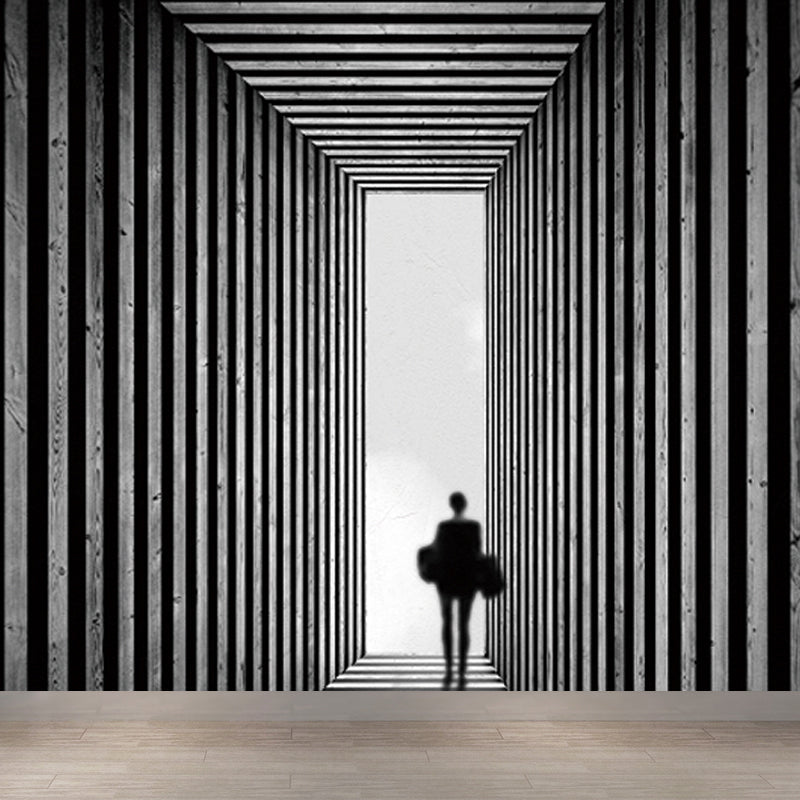 Vivolux | Urban Cityscape Muurbehang Donkere Kleur Vochtbestendig Wanddecoratie für Zimmer