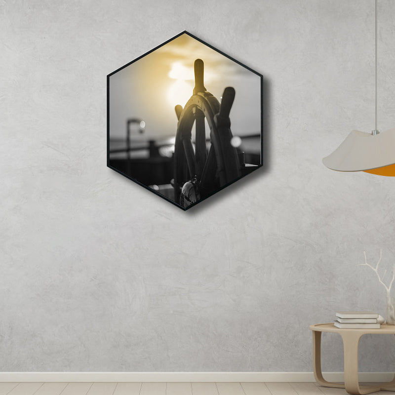 Vivolux | Stilleven Patroon Schilderij Pastel Kleur Hedendaagse Muurkunst Print voor Eetkamer