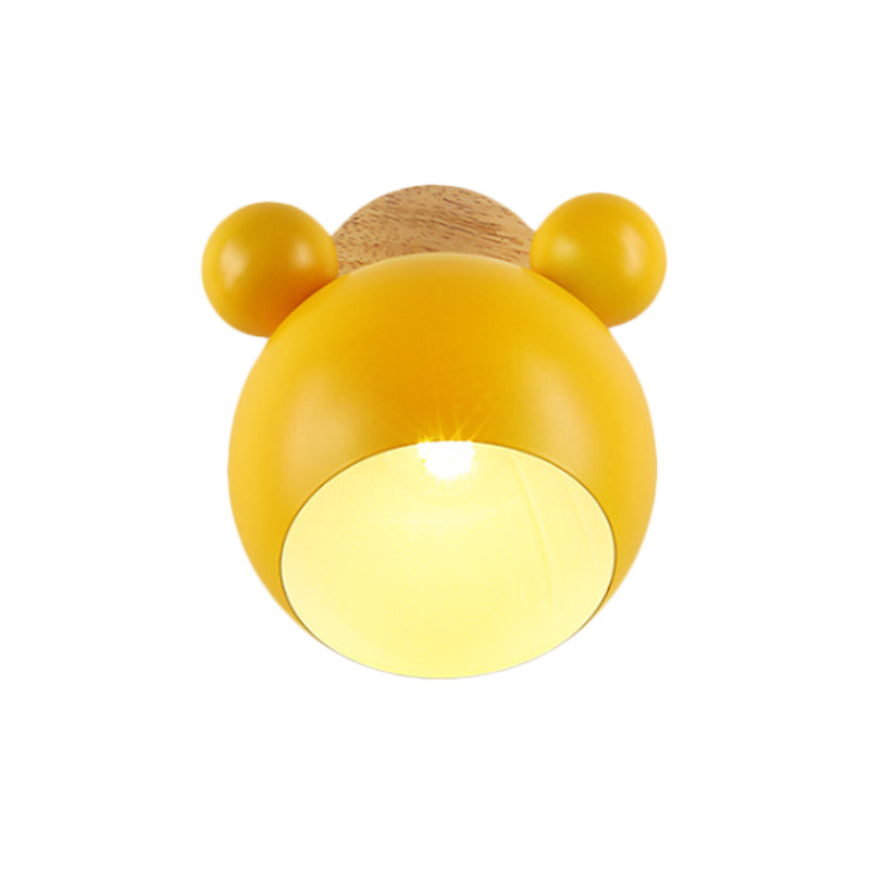 Vivolux | Nordic Style Globe Wandleuchte Holz & Metall 1 Lampe Wandleuchte für Restaurant Flur