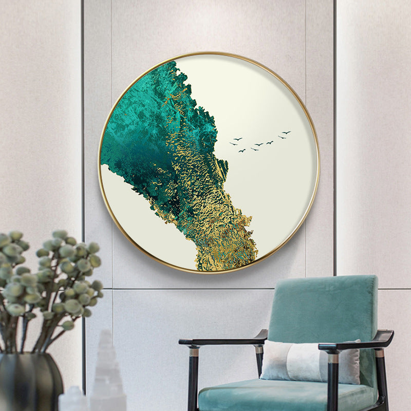 Vivolux | Pastellfarbener abstrakter Leinwandtexturiert skandinavischer Stil Mädchen Schlafzimmer Wandkunst Druck