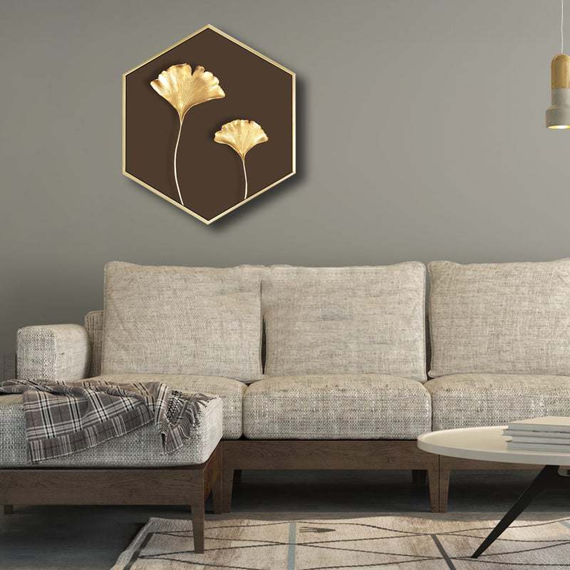 Vivolux | Nordic Plating Leaves Wanddeko Jungenzimmer Leinwanddruck in sanften Farben, mehrere Größen