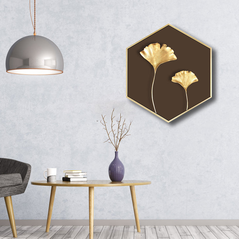 Vivolux | Nordic Plating Leaves Wanddeko Jungenzimmer Leinwanddruck in sanften Farben, mehrere Größen