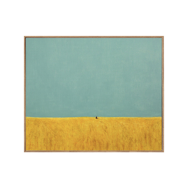 Vivolux | Nordic Mountain Landscape Canvas Art Pastellfarben Texturierte Wanddekoration für das Schlafzimmer