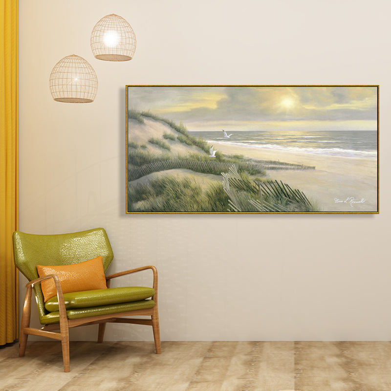 Vivolux | Ontspannende Zeeboei Scene Muurdecor voor Badkamer Fotografie Canvas Print, Meerdere Maten