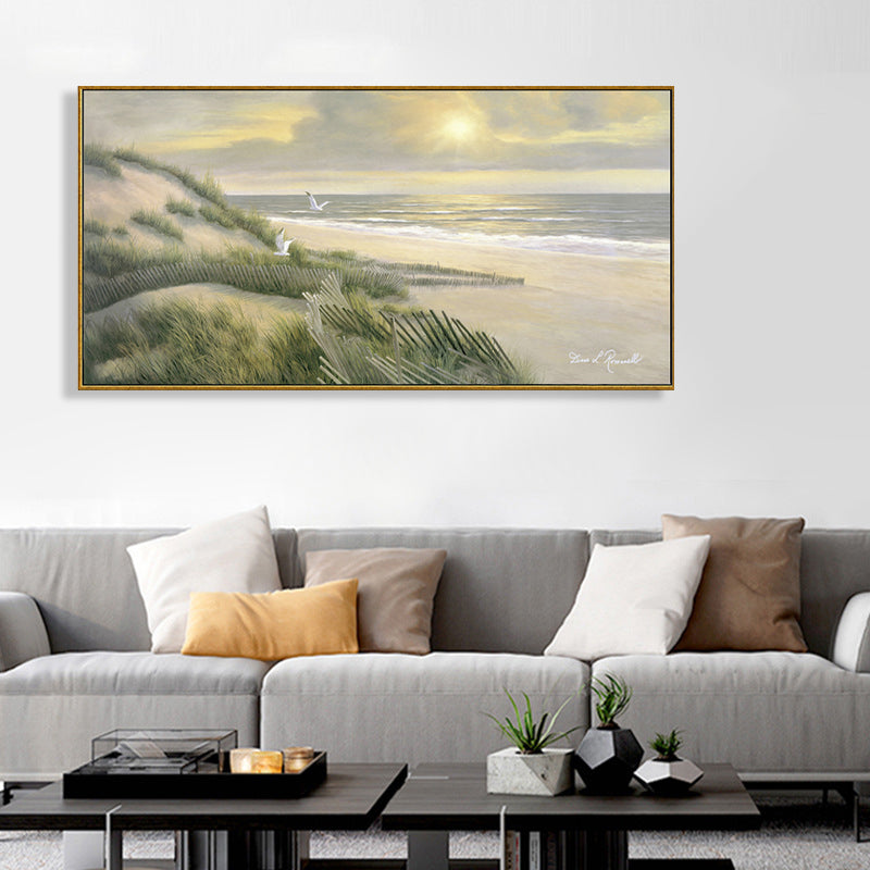 Vivolux | Ontspannende Zeeboei Scene Muurdecor voor Badkamer Fotografie Canvas Print, Meerdere Maten