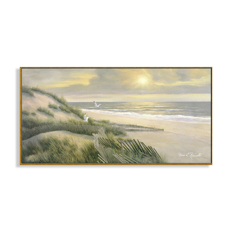 Vivolux | Ontspannende Zeeboei Scene Muurdecor voor Badkamer Fotografie Canvas Print, Meerdere Maten