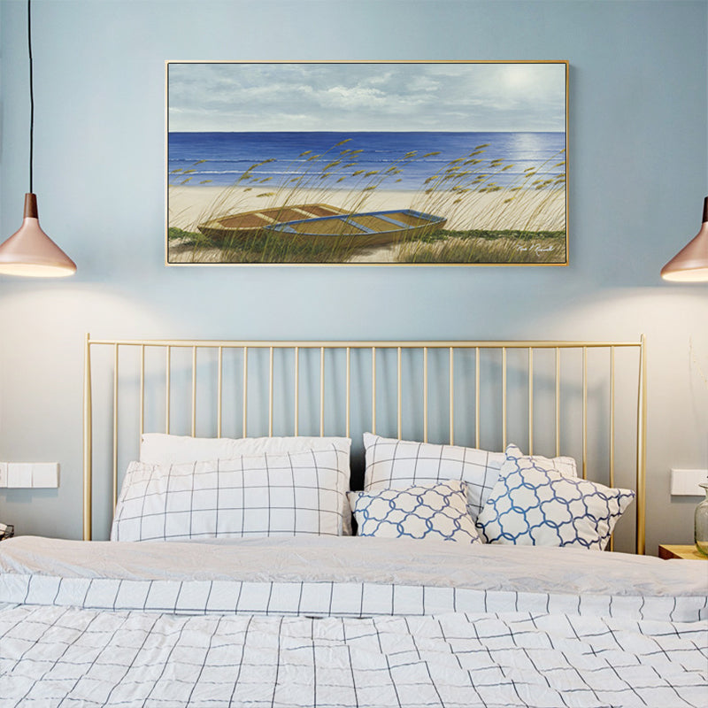 Vivolux | Ontspannende Zeeboei Scene Muurdecor voor Badkamer Fotografie Canvas Print, Meerdere Maten