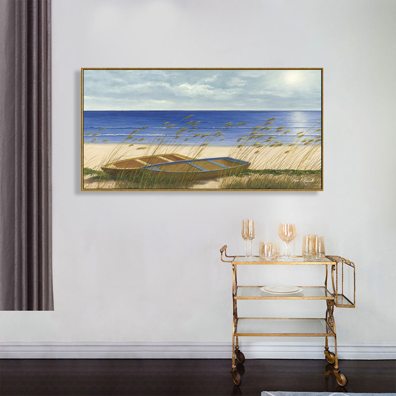 Vivolux | Ontspannende Zeeboei Scene Muurdecor voor Badkamer Fotografie Canvas Print, Meerdere Maten