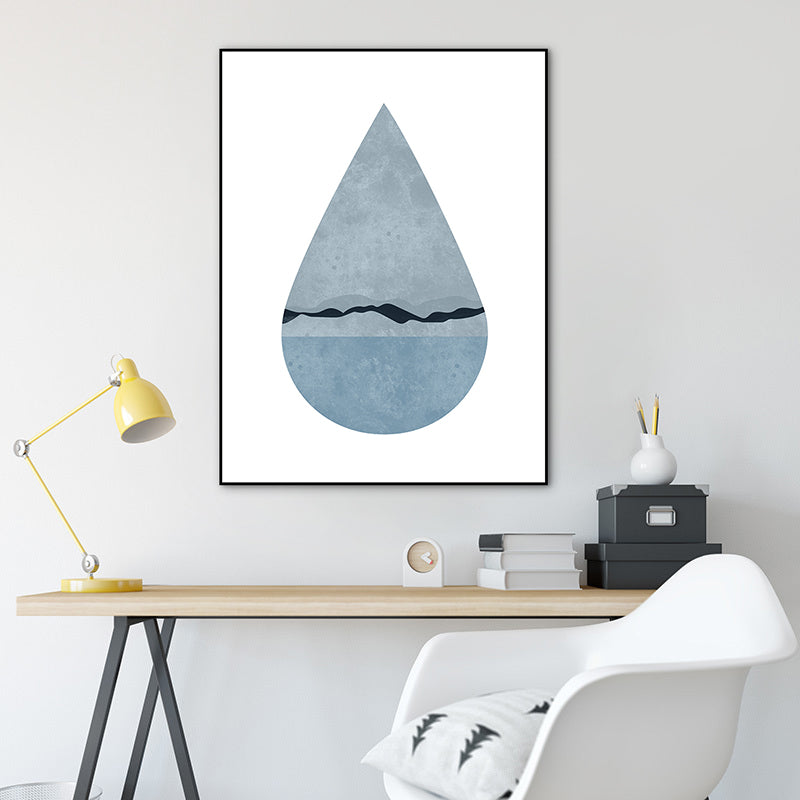 Vivolux | Vast Sea Landscape Eingewickelt Leinwand Skandinavisch Texturierte Zuhause Galerie Wand Kunst Print
