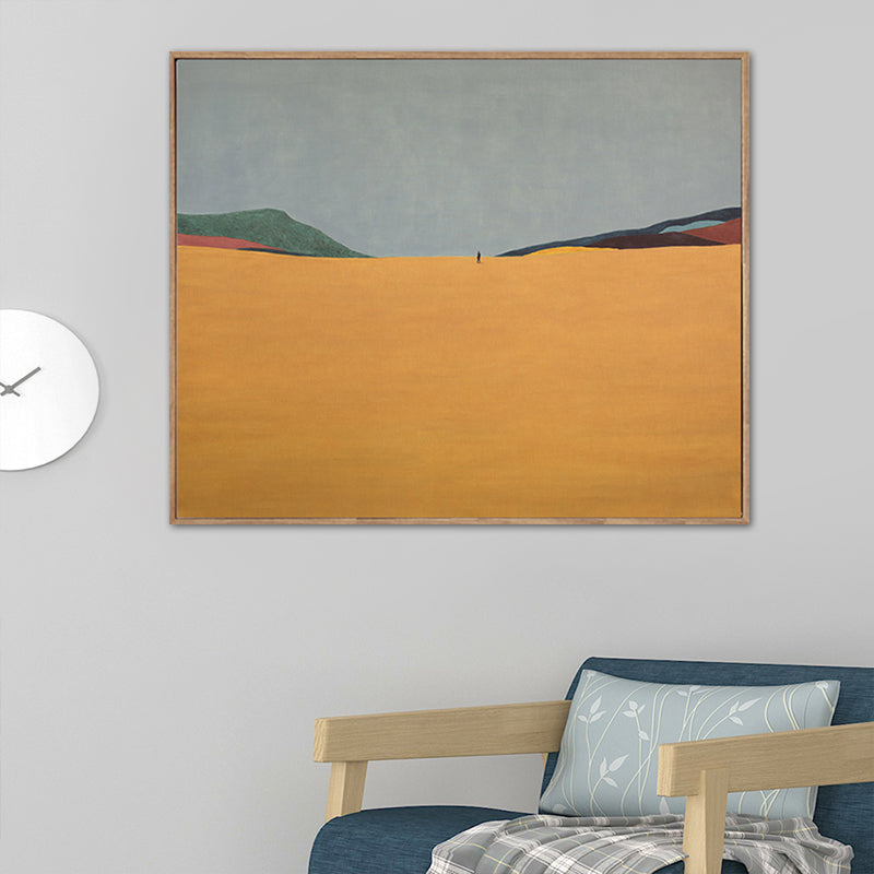 Vivolux | Pastellfarbige Landschaftswandkunst Texturiertes Nordic Wohnzimmer Leinwanddruck, Mehrere Größen