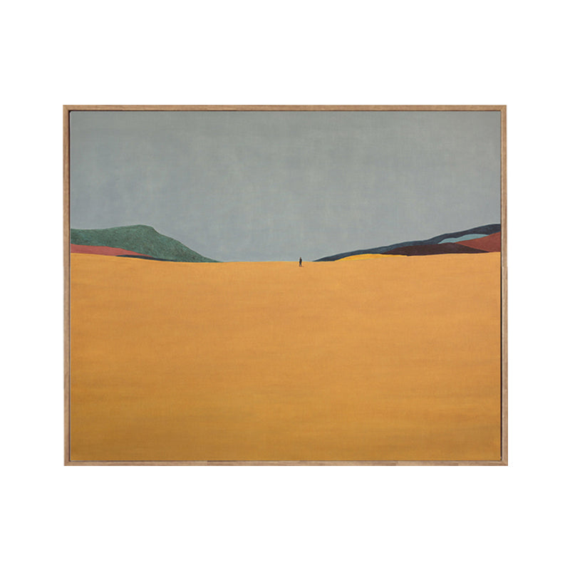 Vivolux | Pastellfarbige Landschaftswandkunst Texturiertes Nordic Wohnzimmer Leinwanddruck, Mehrere Größen