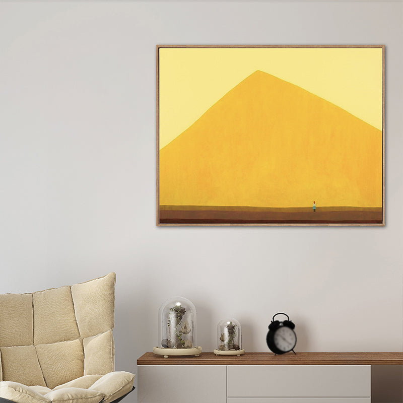 Vivolux | Pastellfarbige Landschaftswandkunst Texturiertes Nordic Wohnzimmer Leinwanddruck, Mehrere Größen