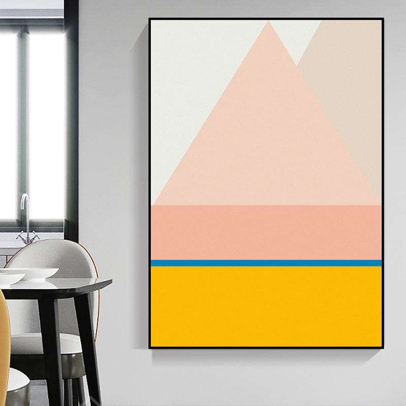 Vivolux | Textured Geometrisch Wanddekor Leinwanddruck Minimalistische Wandkunst für das Esszimmer
