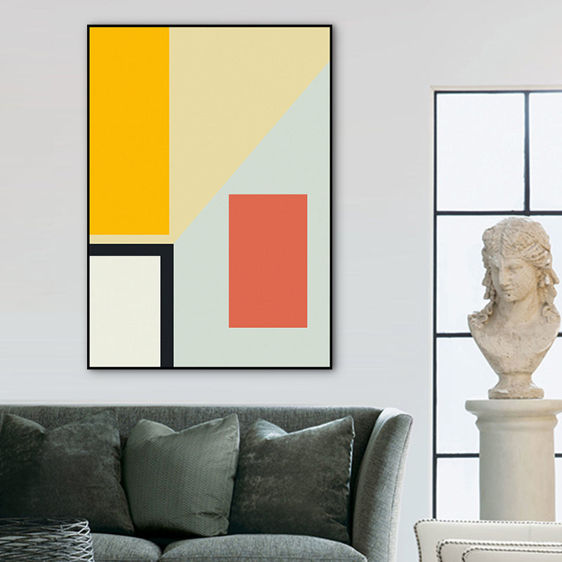 Vivolux | Textured Geometrisch Wanddekor Leinwanddruck Minimalistische Wandkunst für das Esszimmer