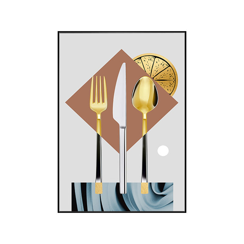Vivolux | Pastel Kleur Moderne Servies Schilderij voor Jongens Slaapkamer, Meerdere Maten Beschikbaar