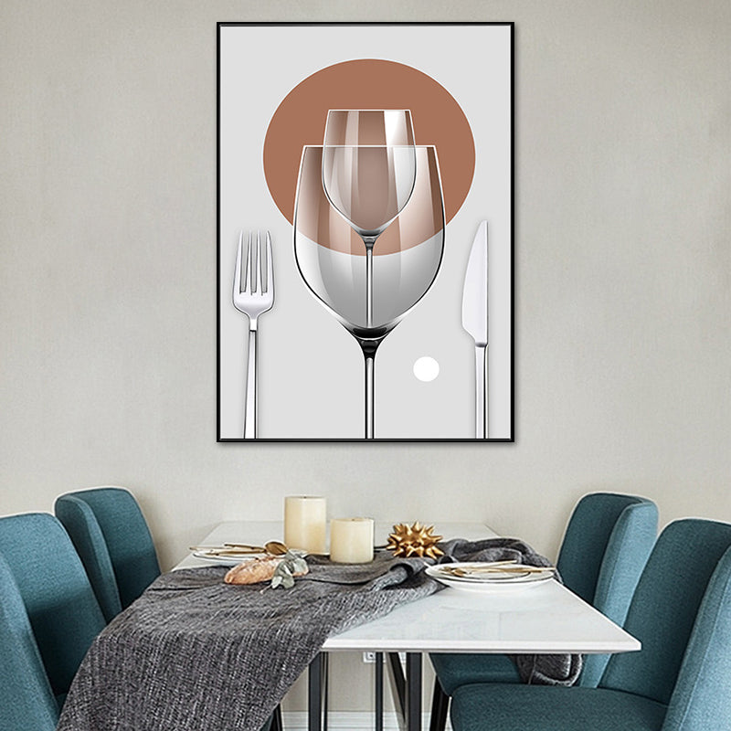 Vivolux | Pastel Kleur Moderne Servies Schilderij voor Jongens Slaapkamer, Meerdere Maten Beschikbaar
