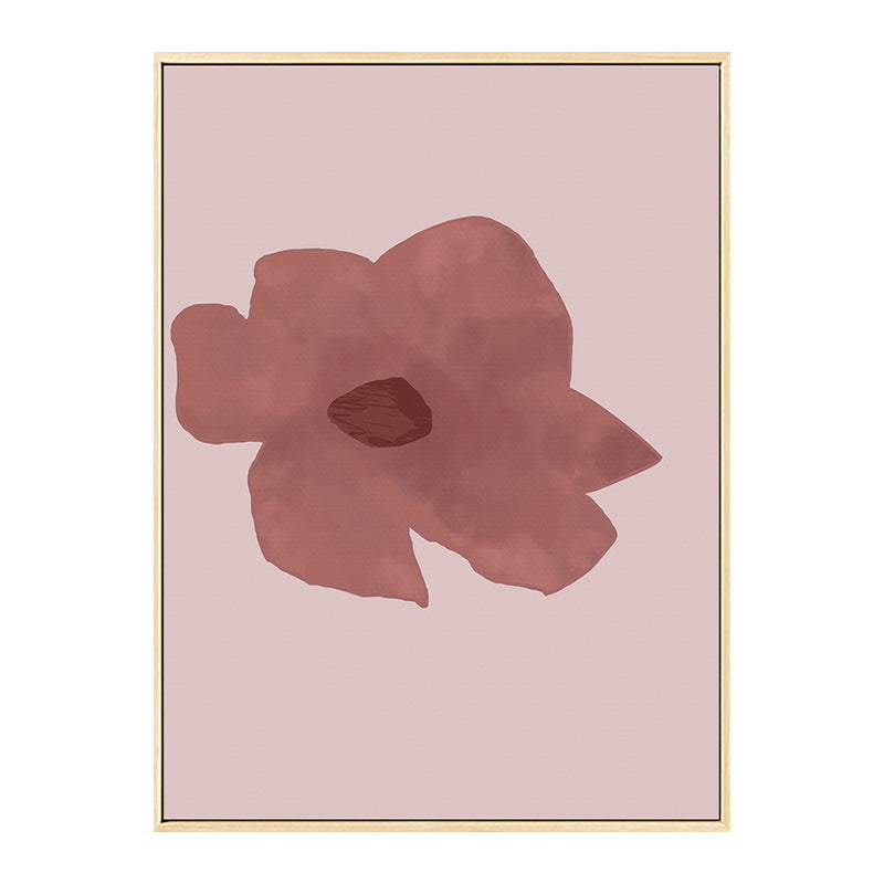 Vivolux | Pink Flower Leinwand Wandkunst Texturiert Nordisch Wohnzimmer Wanddeko, Mehrere Größen