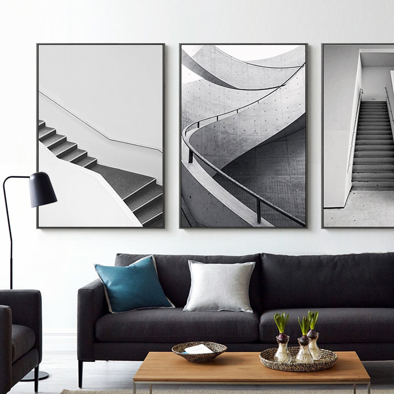 Vivolux | Treppenwandkunst Dekor für das Wohnzimmer in Pastellfarbe, mehrere Größen erhältlich