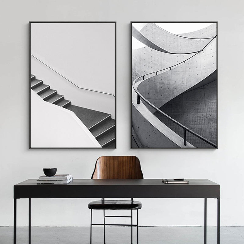 Vivolux | Treppenwandkunst Dekor für das Wohnzimmer in Pastellfarbe, mehrere Größen erhältlich