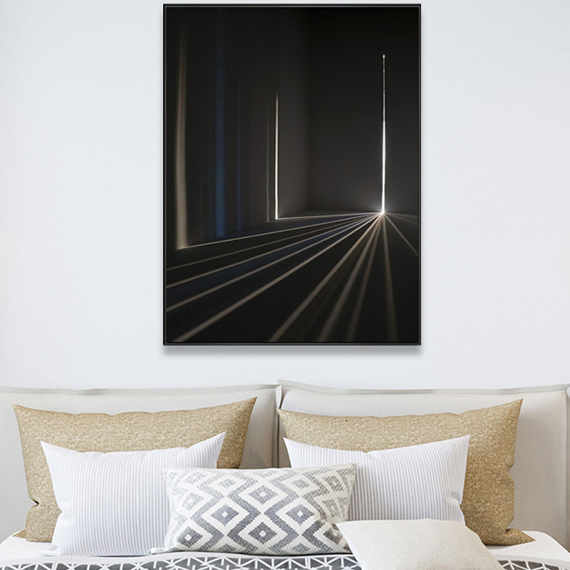 Vivolux | Pastellfarbene Gebäudepinsel Textur Wandkunst Druck für Schlafzimmer, Mehrere Größen