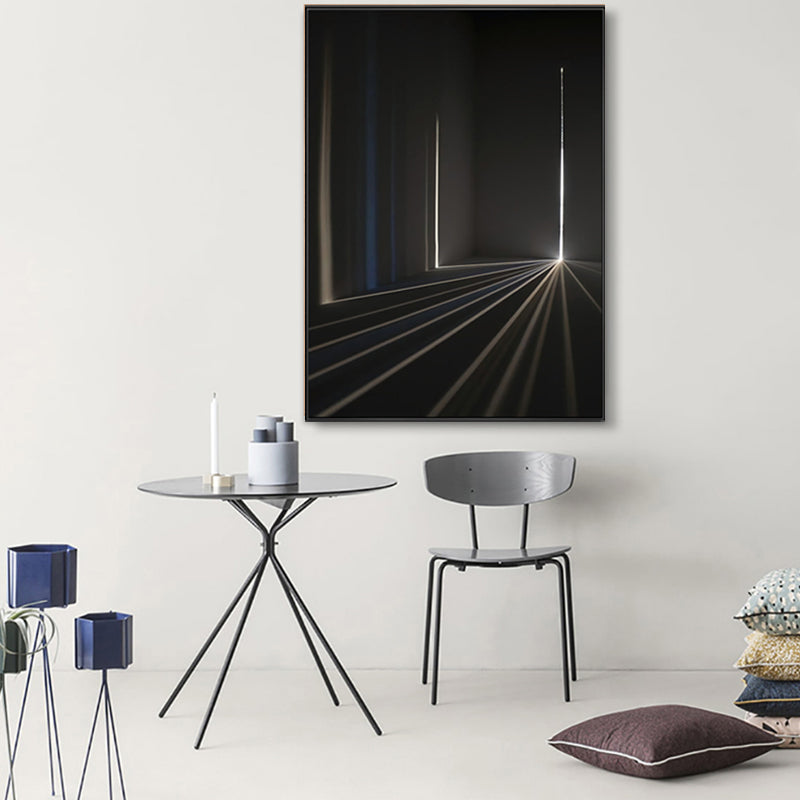 Vivolux | Pastellfarbene Gebäudepinsel Textur Wandkunst Druck für Schlafzimmer, Mehrere Größen
