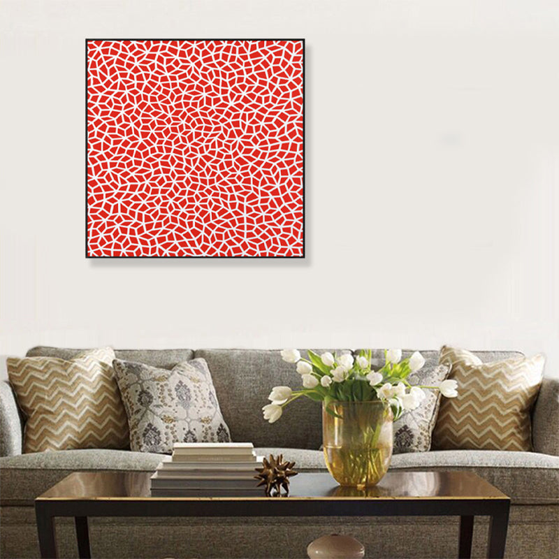 Vivolux | Pop-Art nahtloses Muster Leinwand Helle Farbillustration Geometrische Wandkunst Druck