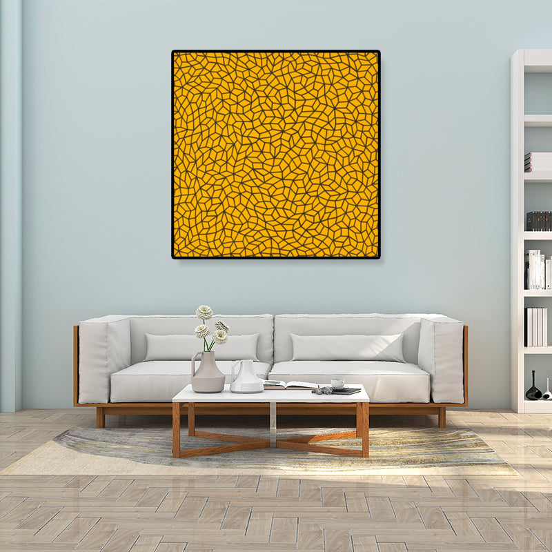 Vivolux | Pop-Art nahtloses Muster Leinwand Helle Farbillustration Geometrische Wandkunst Druck