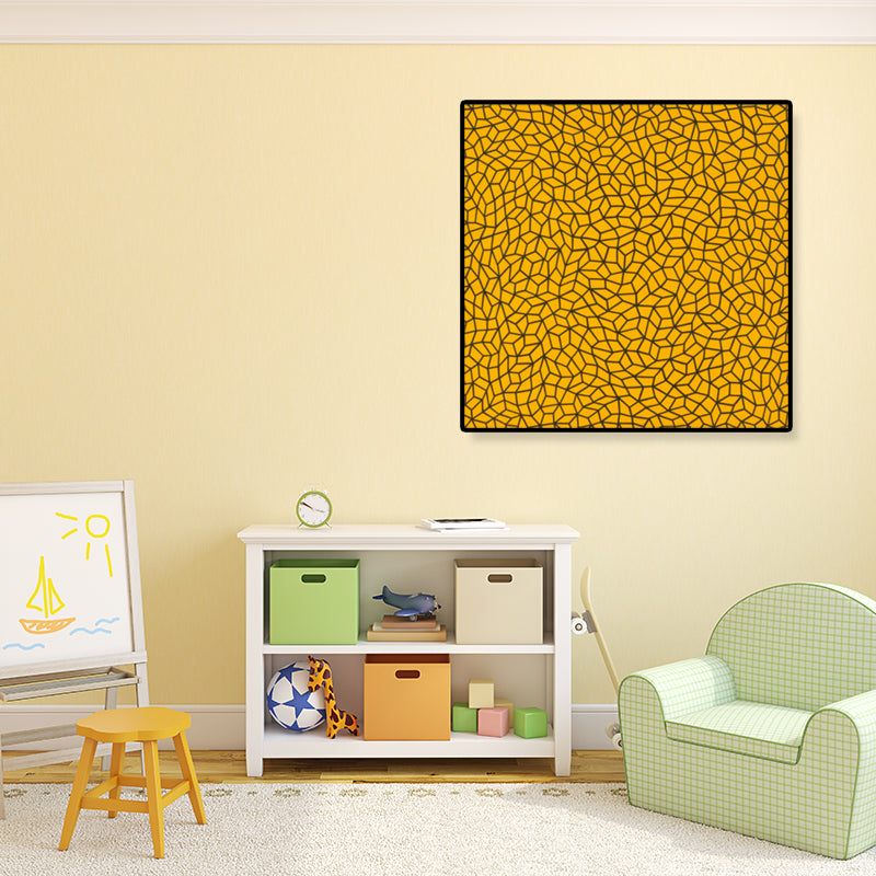 Vivolux | Pop-Art nahtloses Muster Leinwand Helle Farbillustration Geometrische Wandkunst Druck