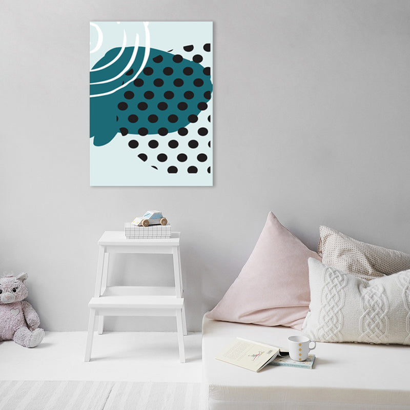 Vivolux | Polka Dot Leinwanddruck Nordic Ästhetik Geometrie Wandkunst Dekor in Pastellfarbe