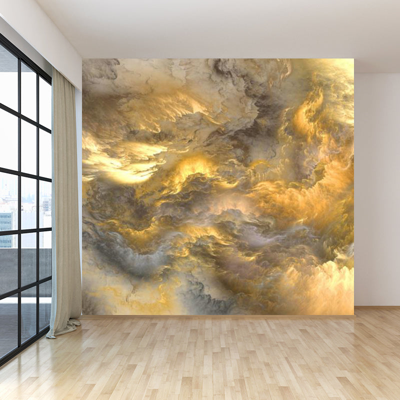 Vivolux | Enorme Sky View Wand voor Badkamer Natuurlijke Landschap Wandkunst in Lichte Kleur, Vlekbestendig
