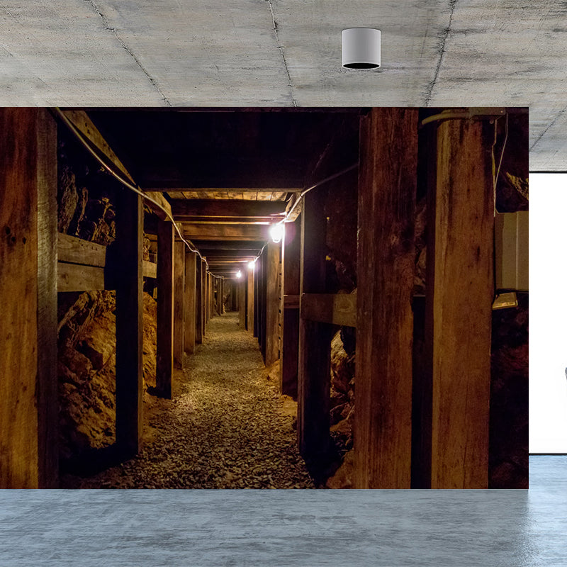 Vivolux | Tunnel Muurbehang Licht Kleur Noviteit Stijl Wandbedekking voor Meisjes Slaapkamer