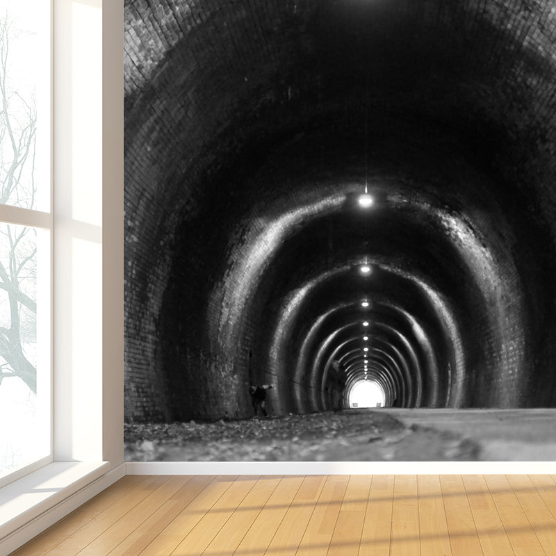 Vivolux | Tunnel Muurbehang Licht Kleur Noviteit Stijl Wandbedekking voor Meisjes Slaapkamer