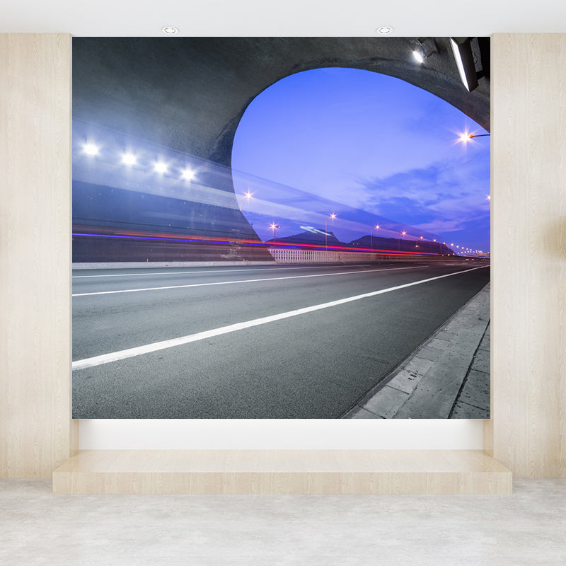 Vivolux | Tunnel Muurbehang Licht Kleur Noviteit Stijl Wandbedekking voor Meisjes Slaapkamer