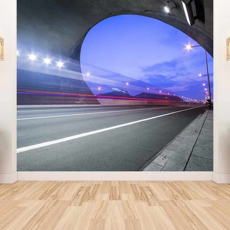 Vivolux | Tunnel Muurbehang Licht Kleur Noviteit Stijl Wandbedekking voor Meisjes Slaapkamer