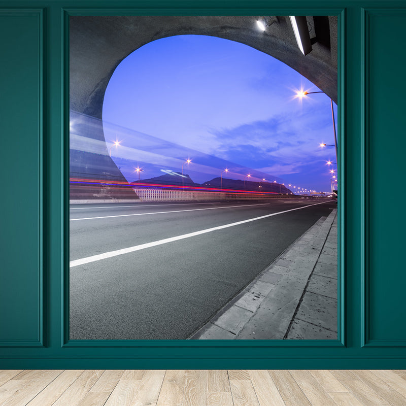 Vivolux | Tunnel Muurbehang Licht Kleur Noviteit Stijl Wandbedekking voor Meisjes Slaapkamer