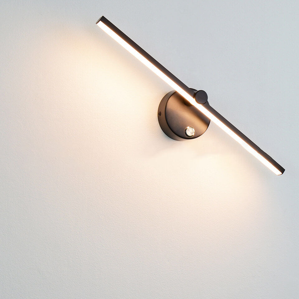 Vivolux | Nordic Minimalist Aluminium Lange Bar Schalter LED Spiegel Wandleuchte Lampe