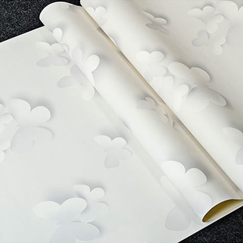 Vivolux | Scandinavisch Minimalistische Wanddecoratie 3D Vlinder Behang voor Kinderen, 20,5 in x 33 ft