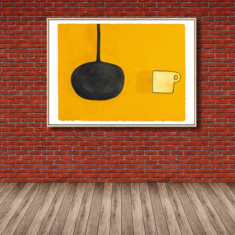 Vivolux | Nordic Still Life Stuff Leinwand Haus Innenraum Wandkunstdruck in Pastellfarbe, Größen optional