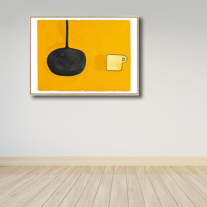 Vivolux | Nordic Still Life Stuff Leinwand Haus Innenraum Wandkunstdruck in Pastellfarbe, Größen optional