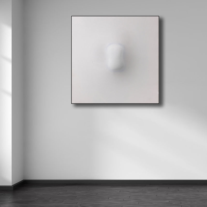 Vivolux | Pastellfarbener abstrakter gewickelter Leinwandtexturiertes skandinavisches Wohnzimmer Wandkunst Dekor