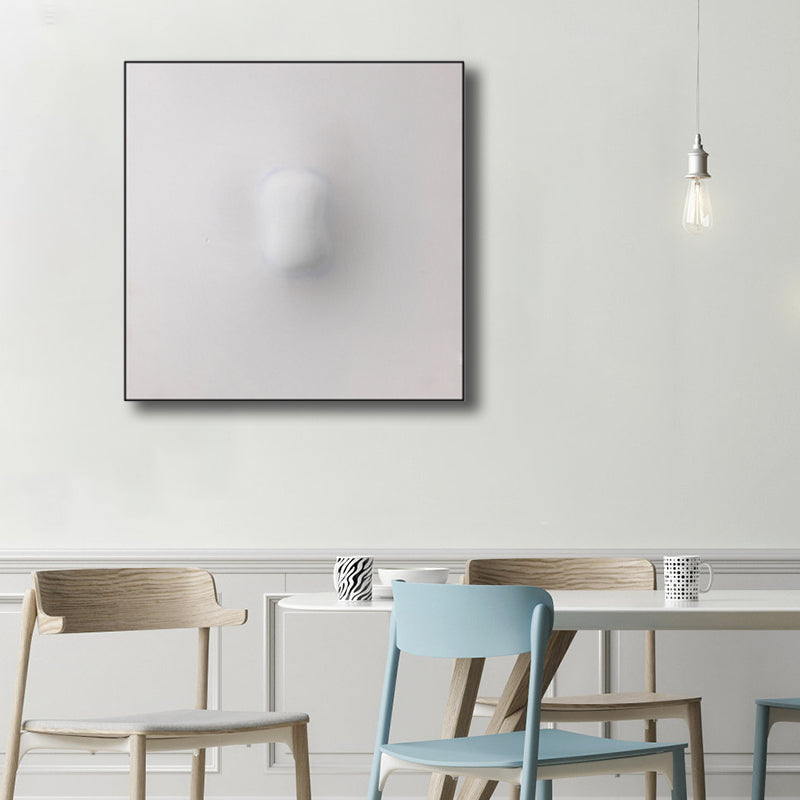 Vivolux | Pastellfarbener abstrakter gewickelter Leinwandtexturiertes skandinavisches Wohnzimmer Wandkunst Dekor