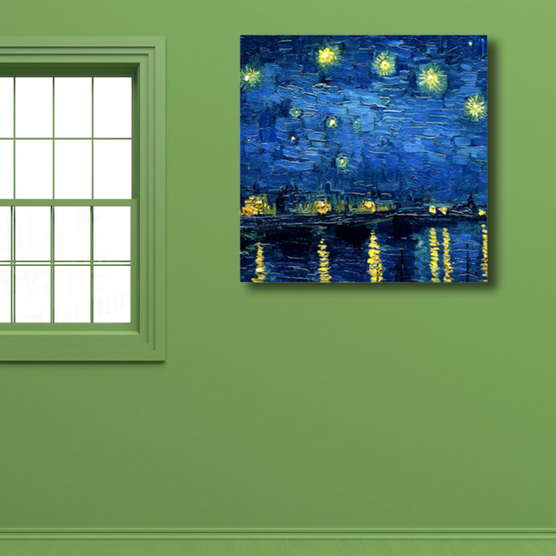 Vivolux | Van Gogh Natur Landschaft Malerei Traditionelles Leinwand Wandkunst Druck in Sanften Farben