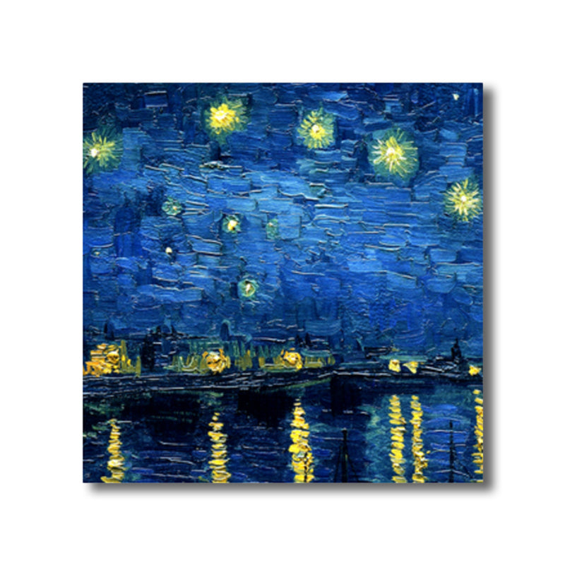 Vivolux | Van Gogh Natur Landschaft Malerei Traditionelles Leinwand Wandkunst Druck in Sanften Farben