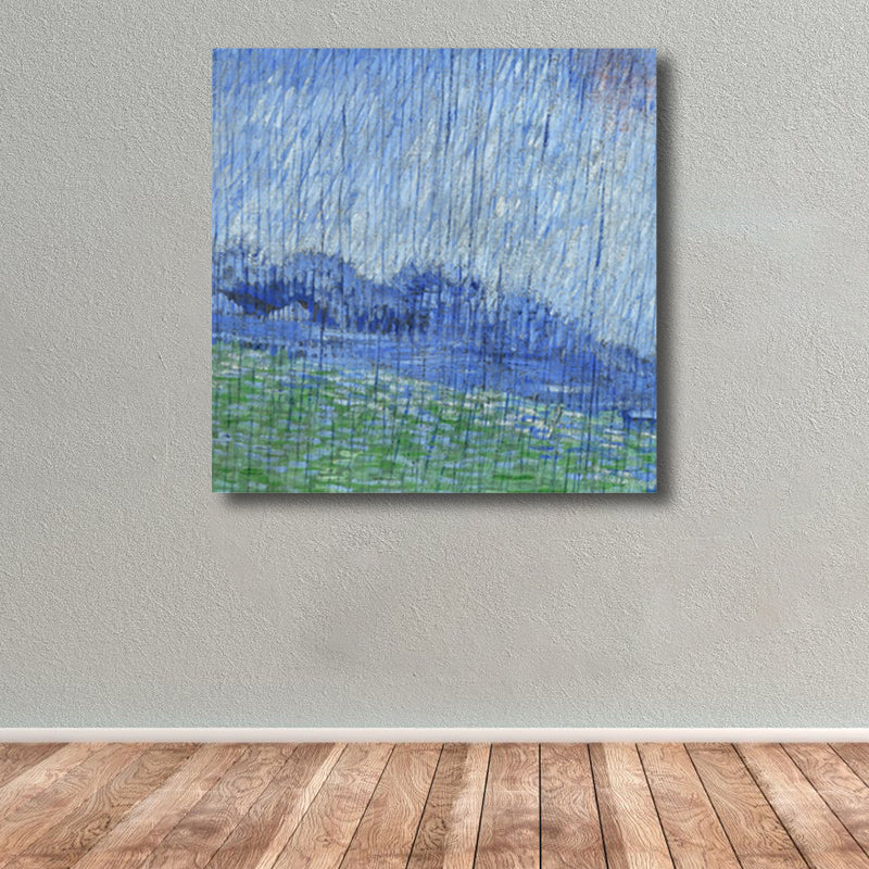 Vivolux | Van Gogh Natur Landschaft Malerei Traditionelles Leinwand Wandkunst Druck in Sanften Farben