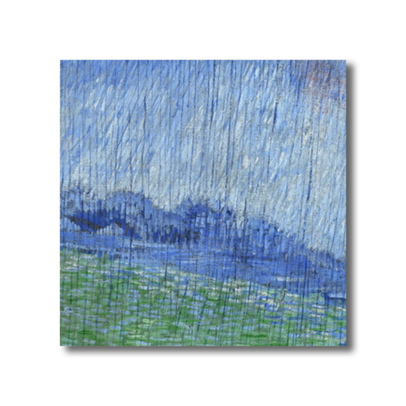 Vivolux | Van Gogh Natur Landschaft Malerei Traditionelles Leinwand Wandkunst Druck in Sanften Farben