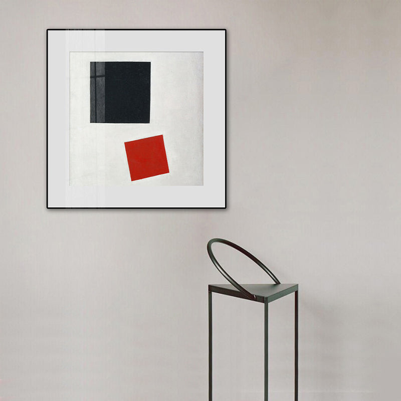 Vivolux | Pastellfarbe Abstrakter Expressionismus Leinwanddruck Geometrische Wandkunst Dekor für die Küche