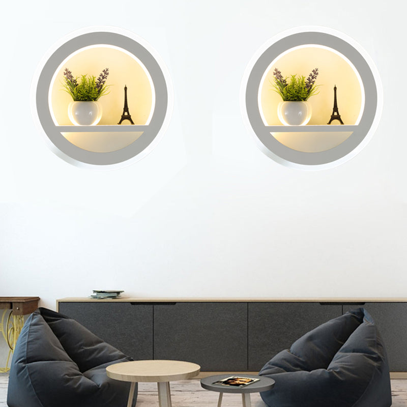 Vivolux | Woonkamer Restaurant Wandlamp Acryl Nordic Stil Sconceslamp in Witte Afwerking