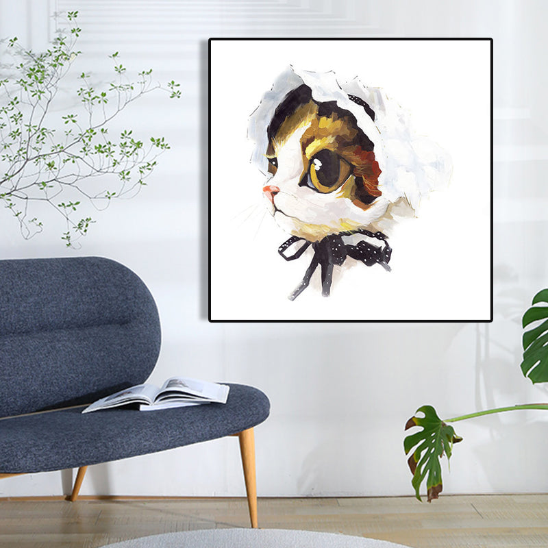 Vivolux | Pop Art Stylisches Tiermuster Wanddeko Helle Farbe Esszimmer Eingewickelte Leinwand